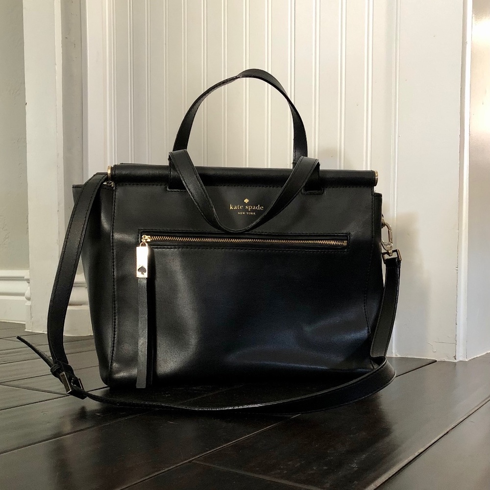 Kate Spade Black Leather Handbag